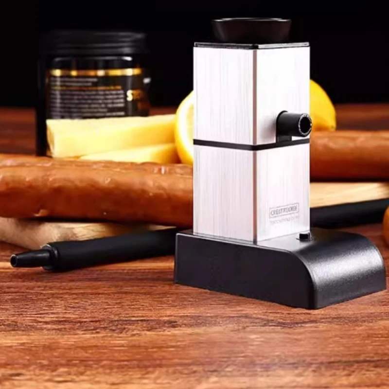 Molecular Cuisine Smoking Gun Food Cold Smoke Generator Portable Wood Chips Meat Fish Bacon Smoker Smokehouse Cooking Bar kit