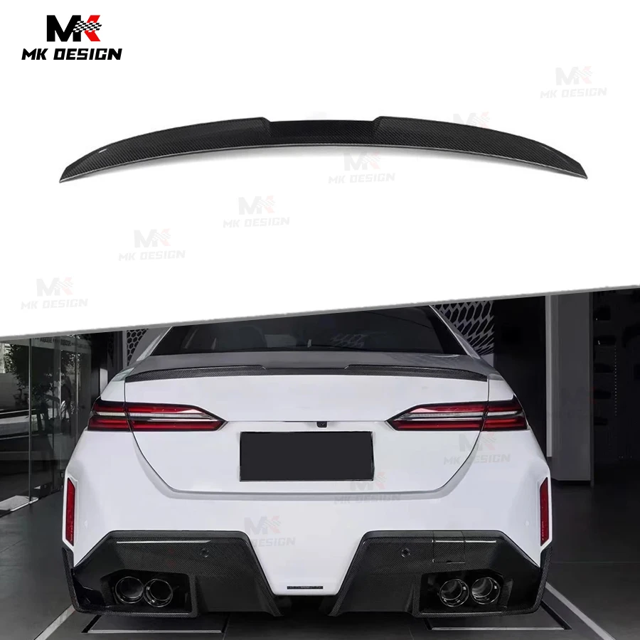 

Dry Carbon Fiber MP Style Rear Trunk Lip Spoiler for BMW G60 G68 G90 G99 M5 2024+ Carbon Rear Wing Boot Spoiler Car Accessories