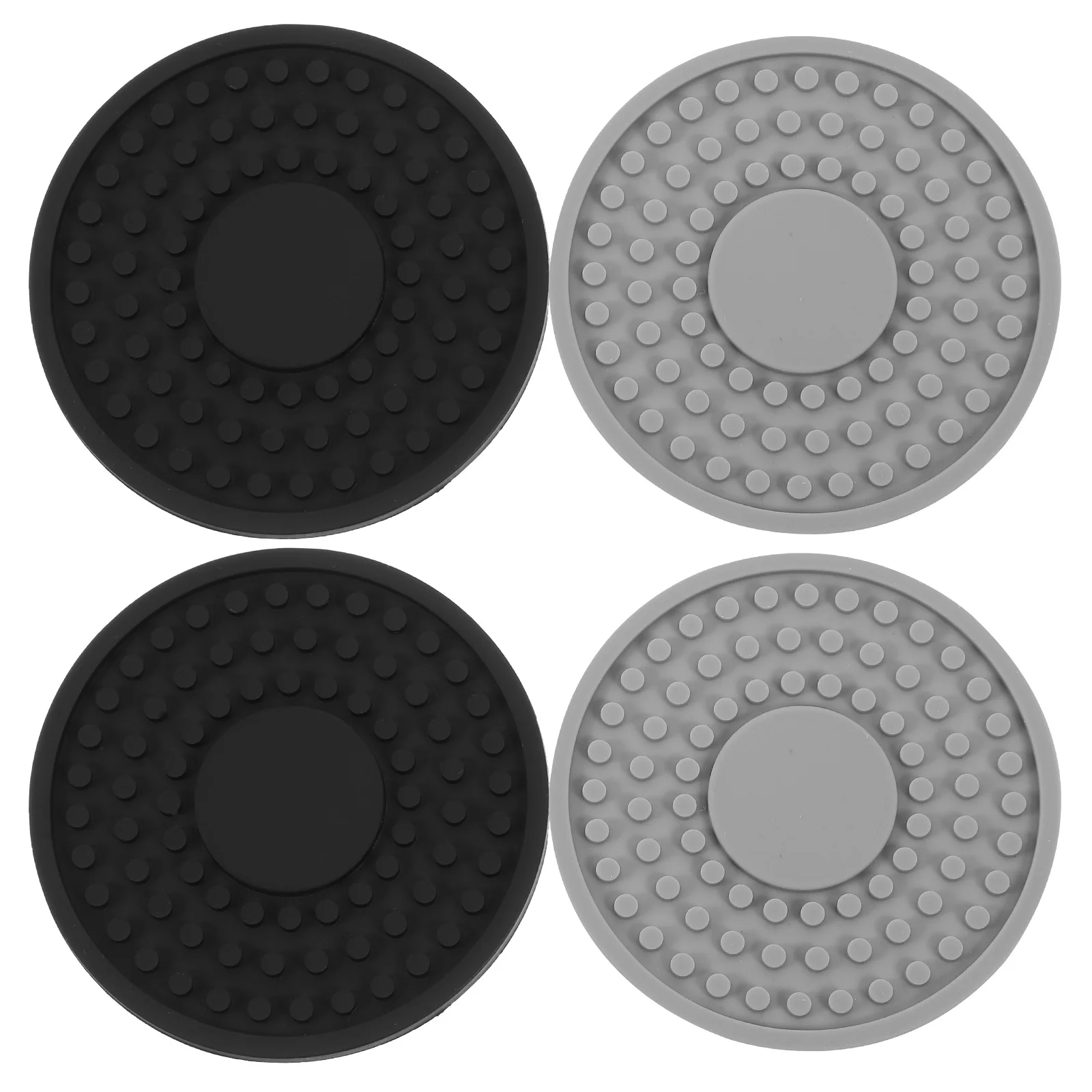 

4Pcs Silicone Anti-Slip Cup Holder Coasters for Car Insulation Drink Holders Compatible with Auto Interior Accessories