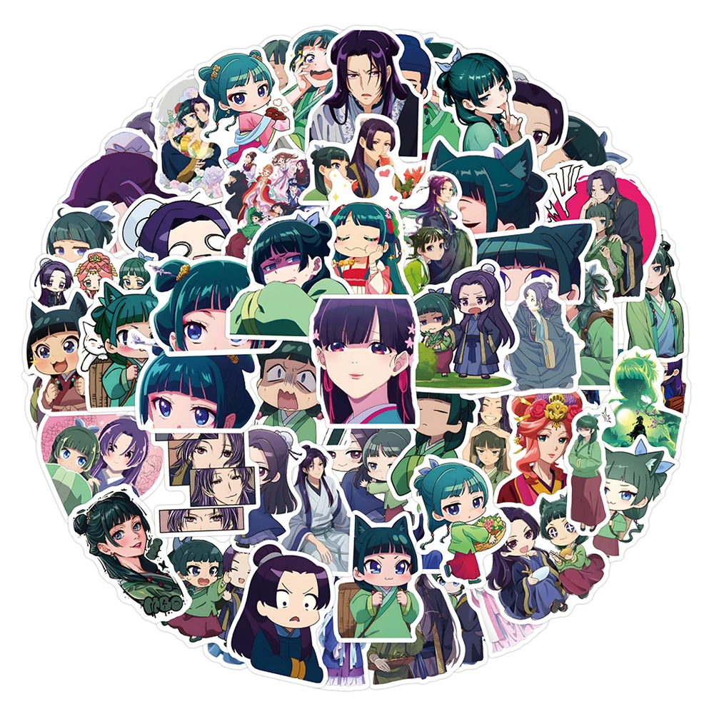 

10/30/50/120pcs Maomao Apothecary Diaries Anime Stickers for Kids Jinshi Decal Toy DIY Car Laptop Phone Ancient Costume Sticker