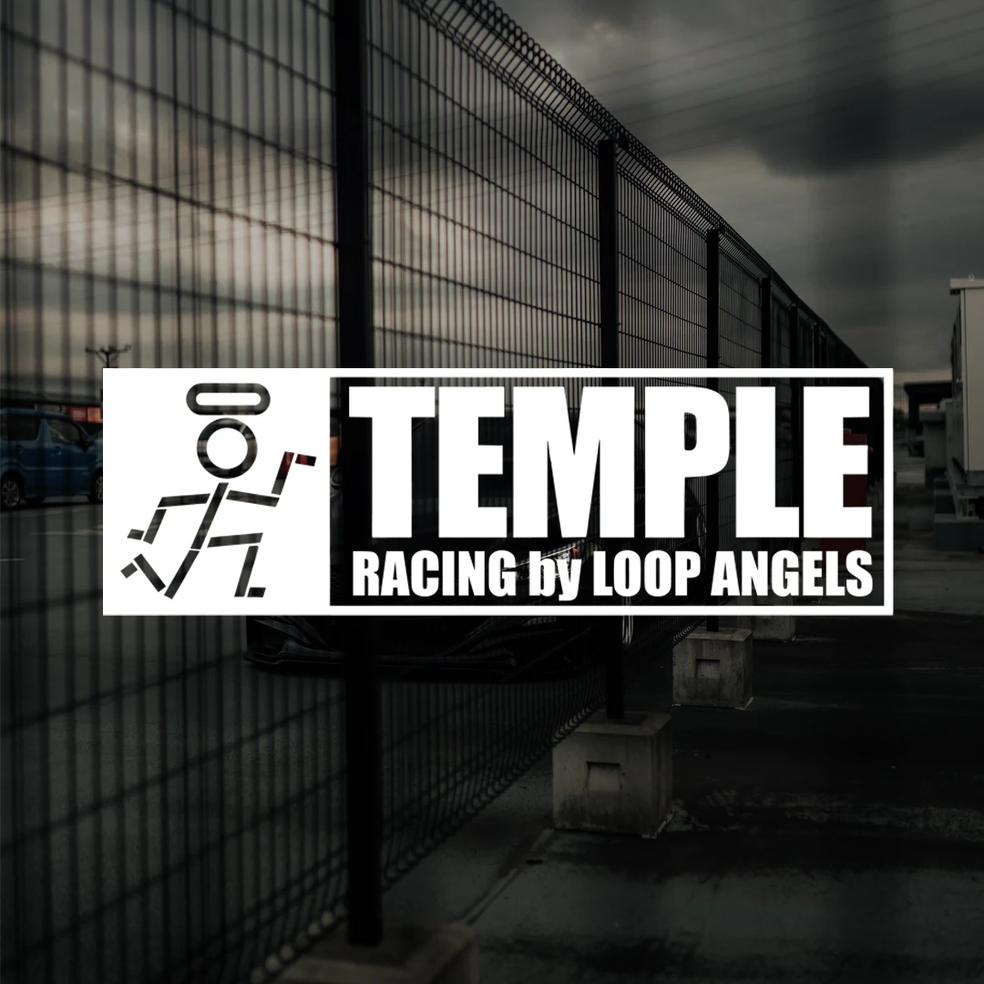 

Temple Racing Loop Angels JDM Car Stickercreativity modified car window glass body sticker waterproof without leaving glue