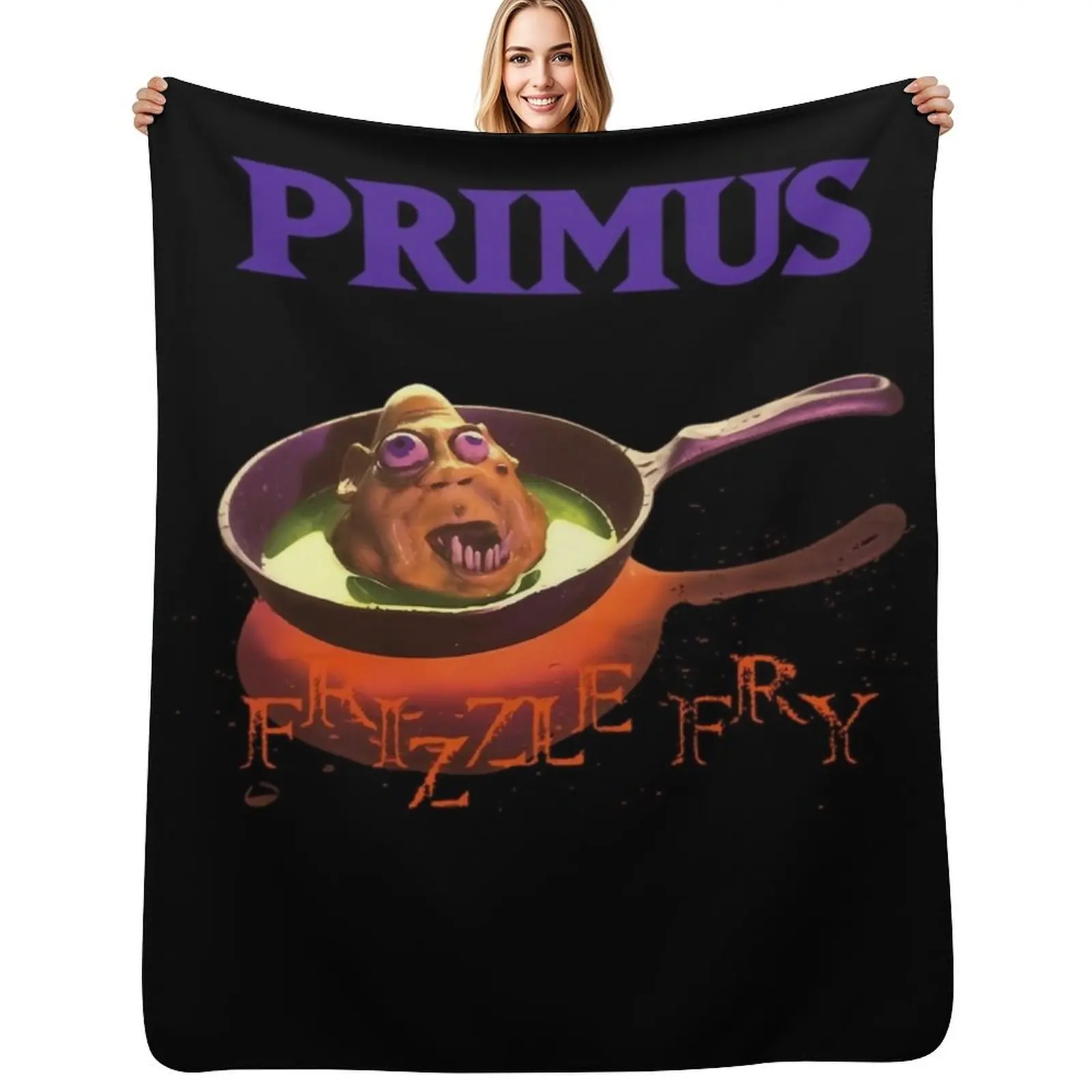 

Primus Frizzle Fry Throw Blanket Cozy Throw Blanket for Bed Sofa Chair