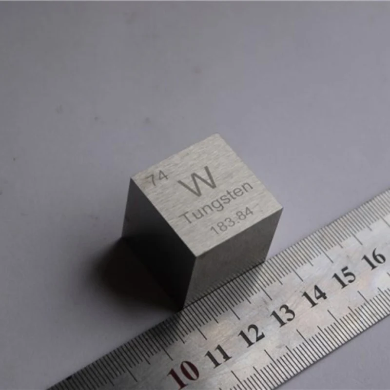 

1-inch 25.4mm Metal Tungsten Periodic Cube W 99.95