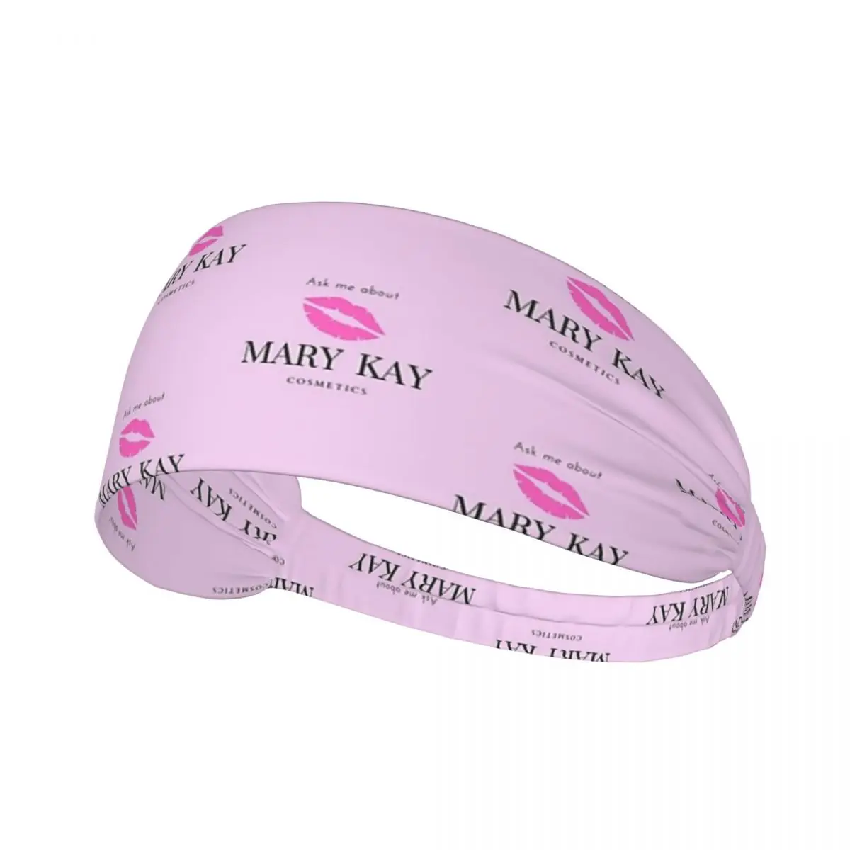 

Custom Ask Me About Mary Kay Cosmetics Sweatband for Men Women Wicking Moisture Sports Sweatband Gym Yoga Running