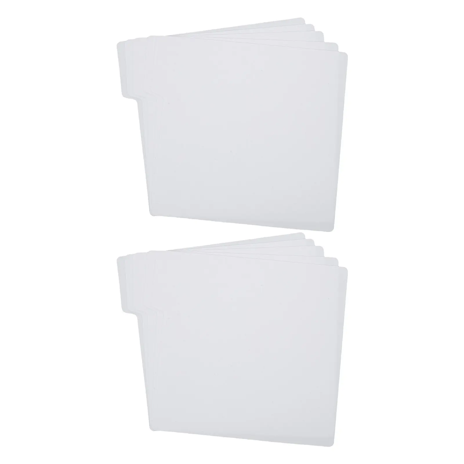 

10Pcs Vinyl Record Dividers 0.75mm Thick Plastic Index Cards Media Shelf Organizers Vinyl Album Separators Record Classification