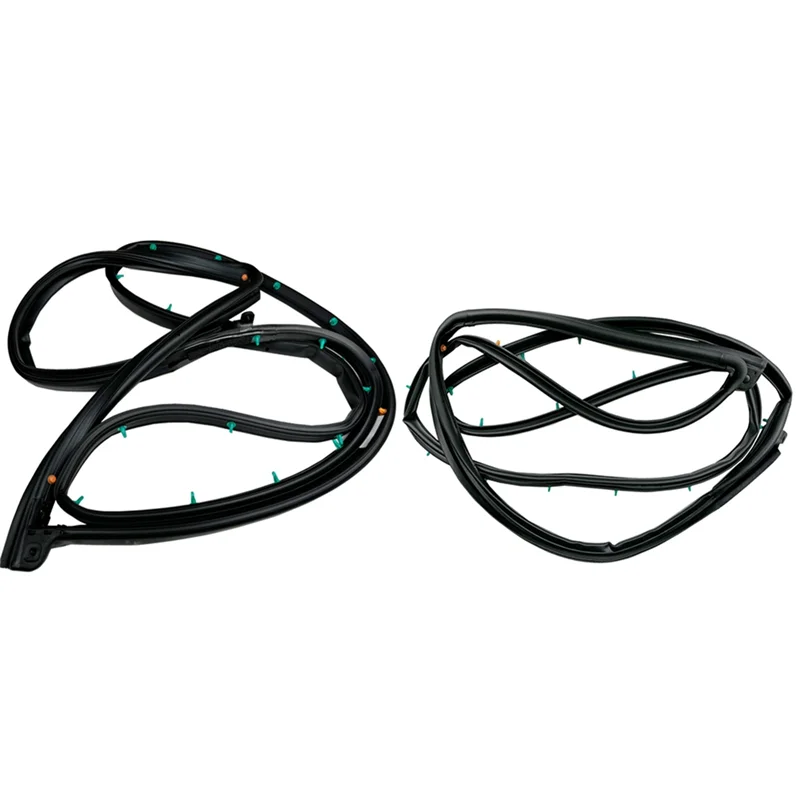 

Leading-For Hyundai Veloster 2012- 2017 Compatible Car Front Door Side Weatherstrip SET 82130-2V000 82140-2V000 LH RH