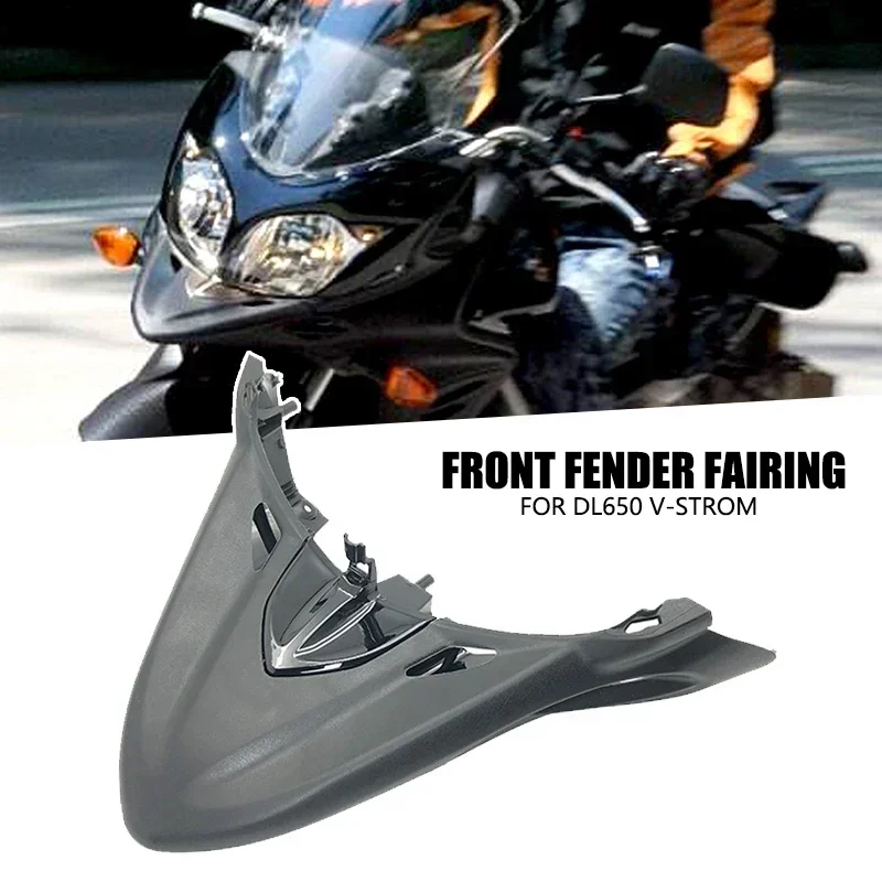 

For Suzuki V-strom DL650 Front Beak Fairing Extension Fender Vstrom DL 650 2012 2013 2014 2015 2016 2017 Wheel Extender Cover