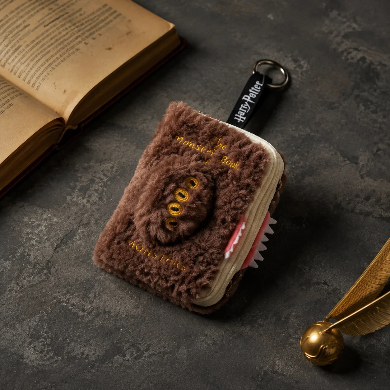 Hot Hugkis Harry Potter Plush Toy Magic School Around The Monster Book Pendant Monster Book Pillow Fans Holiday Gifts view 5