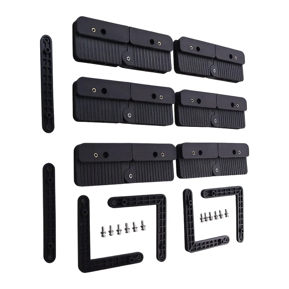 For Rv Rooftop Installation Black Yacht Pv Panel Holder Solar Panel Mounting System Sturdy Plastic Construction