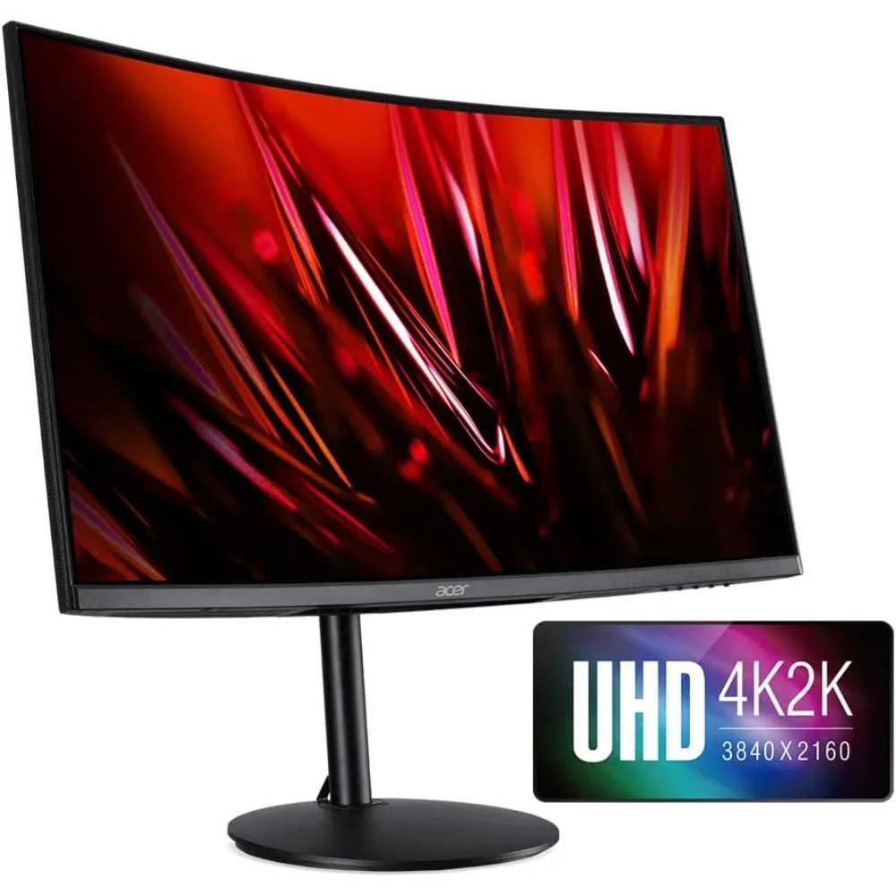 EI322QK Abmiiiphx 31.5" 1500R Curved UHD (3840 x 2160) Monitor  Adaptive-Sync Support  90% DCI-P3 HDR 10 Support