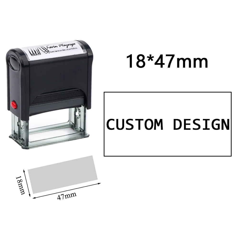 Aangepaste zelfinktende stempel DIY rubberen stempelset Aangepast LOGO Gepersonaliseerde zelfinktende bedrijfsadres naam nummer briefdruk