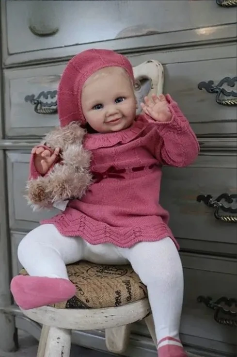Fresh Color Doll Parts with Body and Eyes DIY Toys 24inch Reborn Toddler Kits Brinley