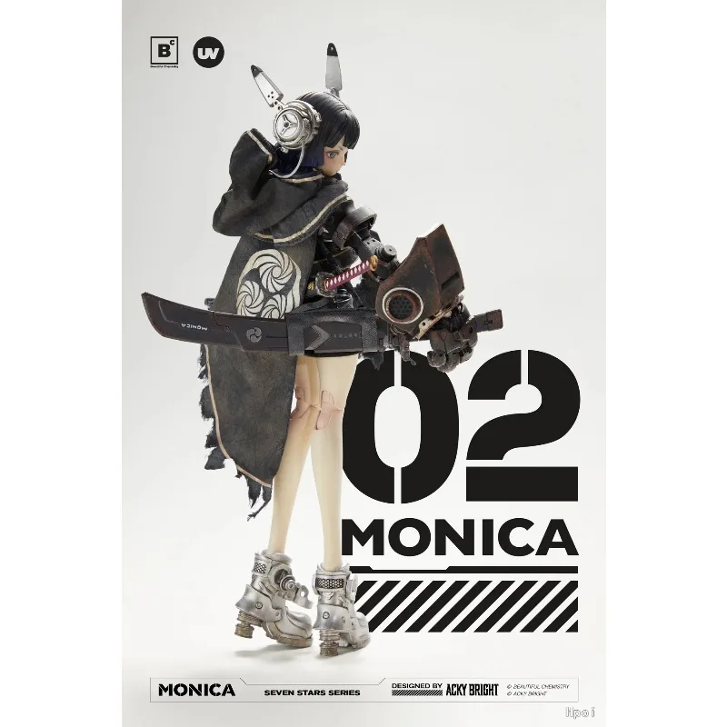 Original in Stock,Beautiful Chemistry Underverse Seven-star Series 02 Monica 1/6 Action Figure Toy Model