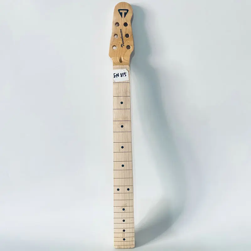 

EN815 Original Traveler Brand 6 String Electric Guitar Neck Unfinished No Frets Maple+Maple 648 Scales Length for DIY Damaged