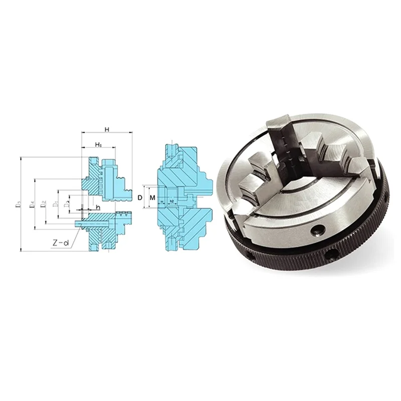 

COFA-1 Set K11 3 Jaws Manual Self-Centering Reversible Lathe Chuck Self-Centering Chuck For Grinding Milling Drilling Machine
