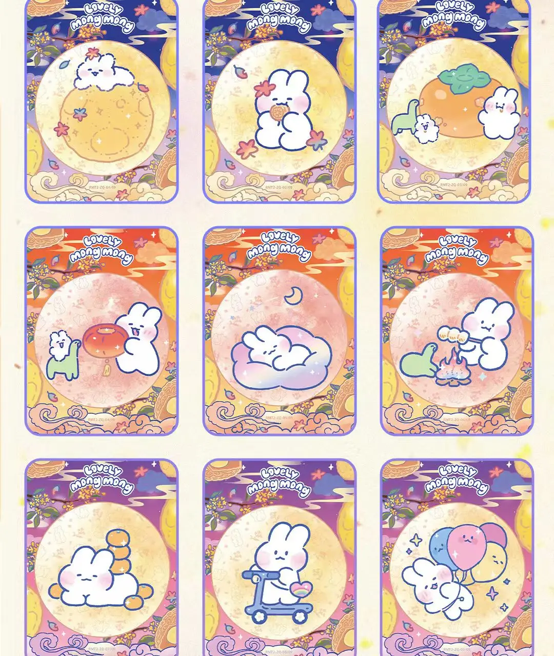 In Stock Kasj Mongmong Soft Bunny Series 2 Magic Treasure Cards, New Sealed Blind Box 8 Packs 24 Cards Kawaii Trading Card