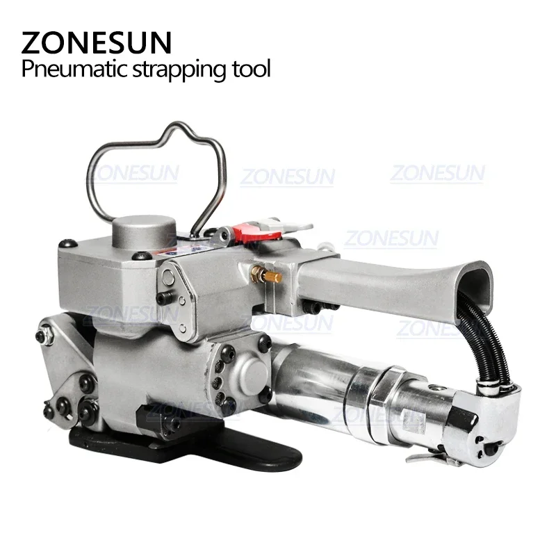 ZONESUN XQD-19 Pneumatic Baler PET PP Strapping Tool Portable Cardboard Band Belt Tyre Strapping Wrapping Machine 12-19MM