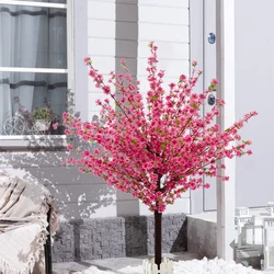 Artificial Cherry Blossom Tree Artificial Banyan Tree Suitable for Home Decor Wedding Party Fake Cherry Blossom Tree Decor