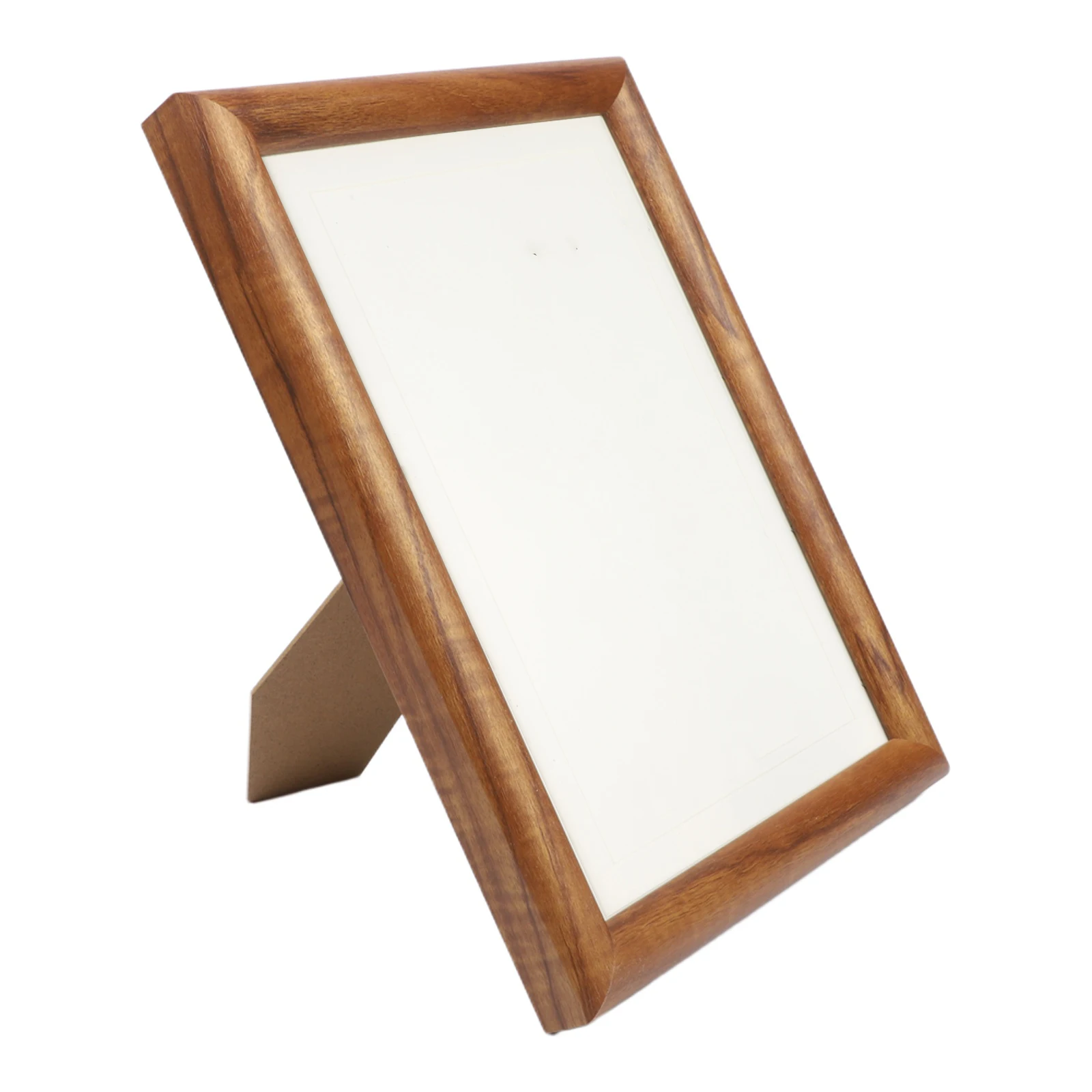 Natural Wood Picture Frame for Vertical Horizontal Wall Hanging with Scratch Resistant Tempered Glass and for sawtooth Hangers