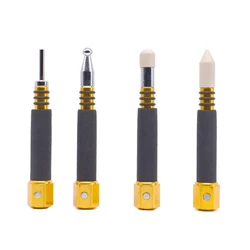 4Pcs Removable Knock Tap Down Peek Magnet Tapper Pen For Car Paintless Dent Repair Tool Rubber Joints For Rubber Hammer