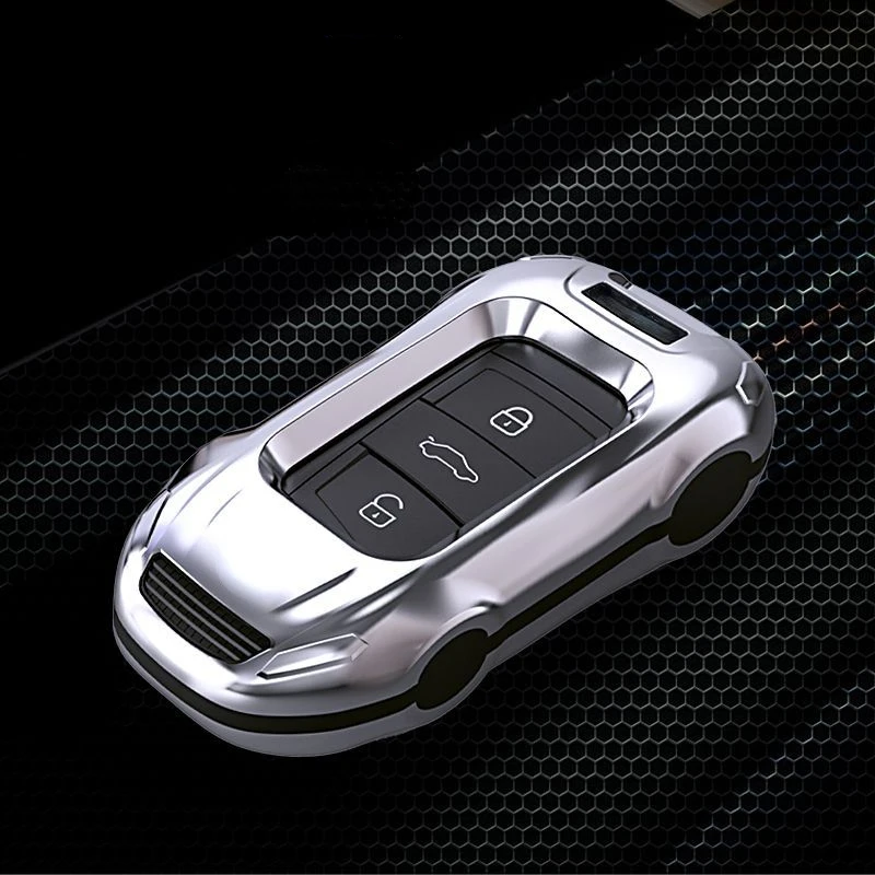 For Volkswagen Magotan Touran Tiguan Bora CC ABS Car Key Protection Shell Cartoon Smart Remote Key Cover Car Accessories