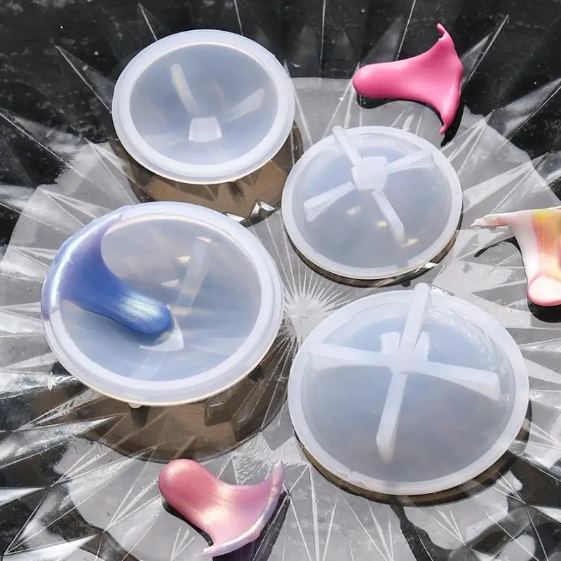 ختم الشمع سيليكون الشمع ورنيش راتنجات الايبوكسي خلط تنظيف ملعقة مسحوق تراجع ختم الشمع صنع أدوات واضح Stamps