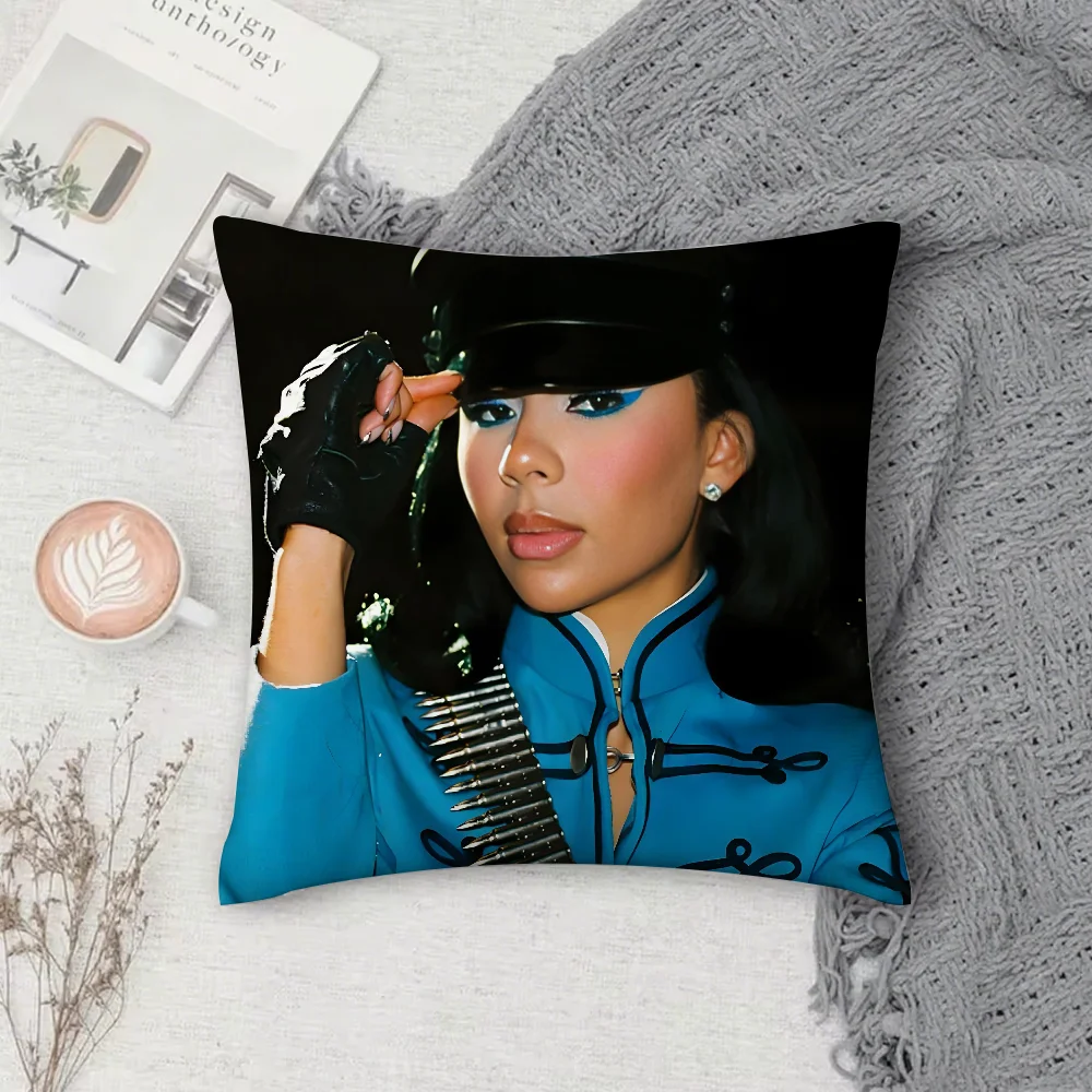 

M-Mariah the Scientist Singer Music Pillow Case Cover Square Sofa with for pattern comfortable cushionsuitable of room