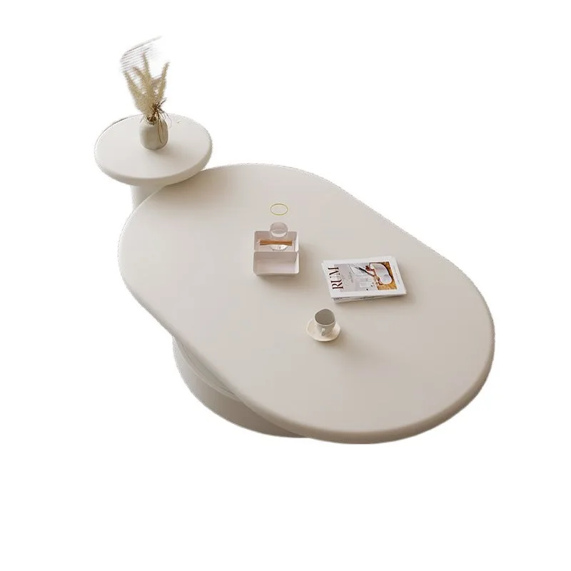 

Oval wabi sand wind small apartment living room home ins wind coffee table