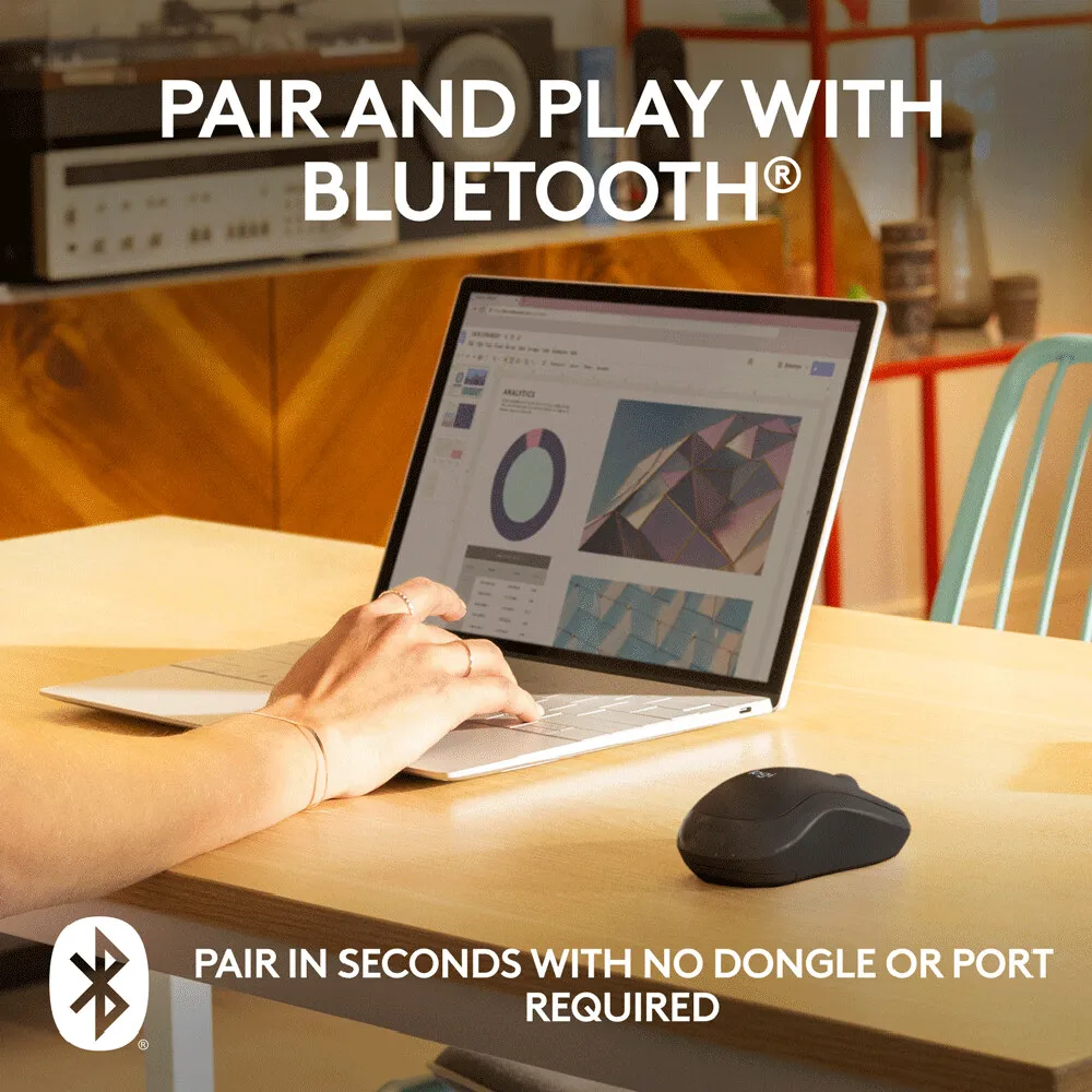 Logitech Wireless Mouse for Girls Office Compact Portable Notebook Computer Mouse Peripheral LOGI M-Series M220