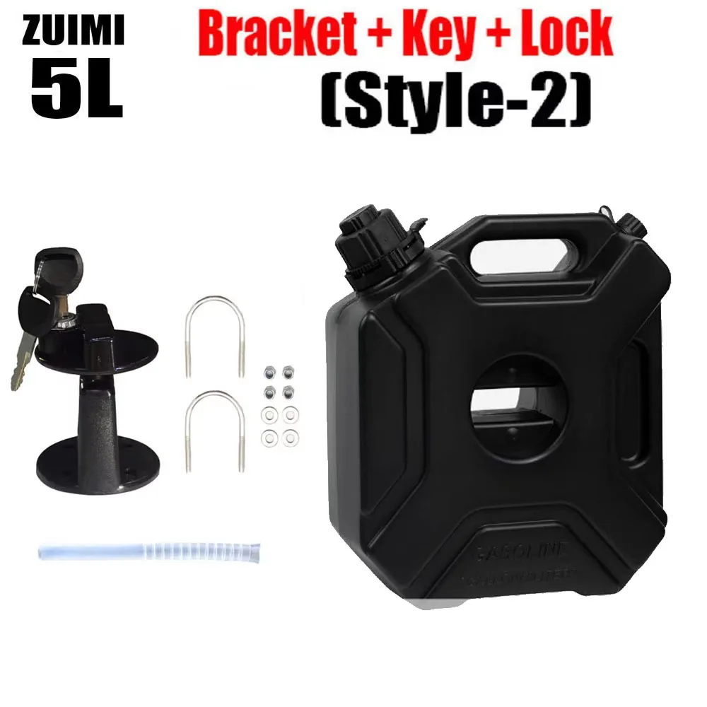 3/5L Kinderslot Motoraccessoires Brandstoftank Benzineblikjes Vaten Kan Gas Reservecontainer Antistatische Jerrycan Brandstoftank