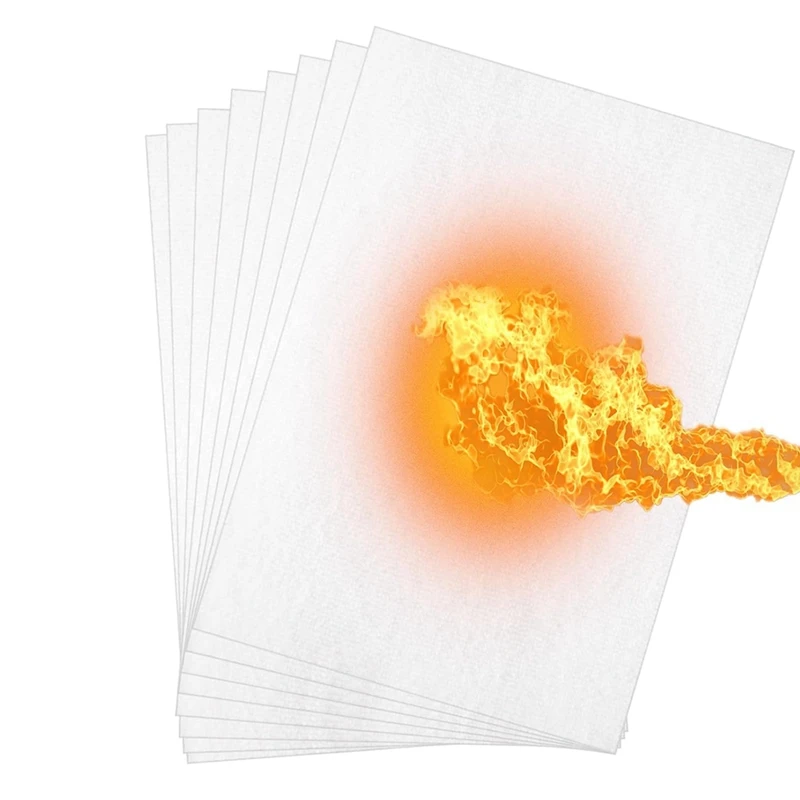 

High Temperature Gasket Paper Fibre Furnace Gasket Material Insulation Fireplace Sheet 7X 10X1/8Inch Thick White 8Pcs