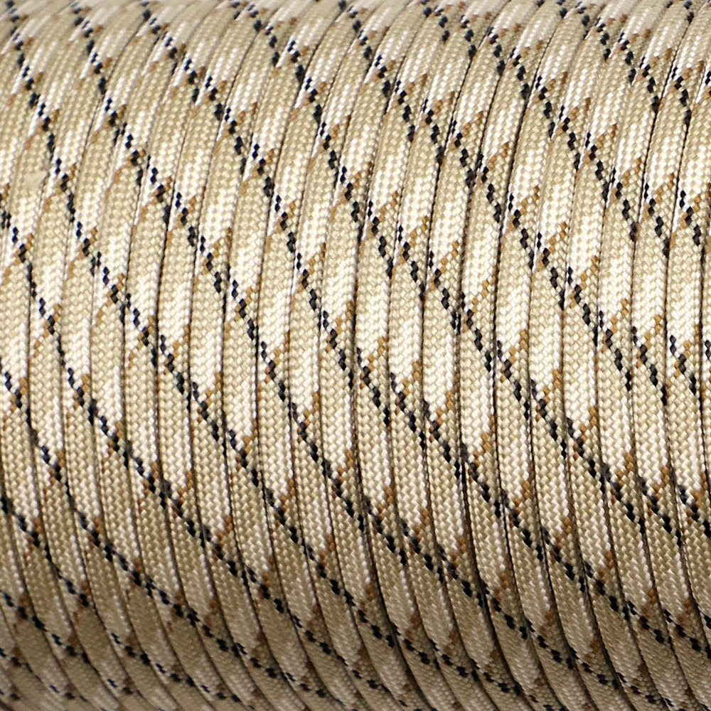 550 Paracord 7 Stränge 4 mm militärische taktische Fallschirmschnur Campingzubehör Outdoor Survival DIY Armband Seil