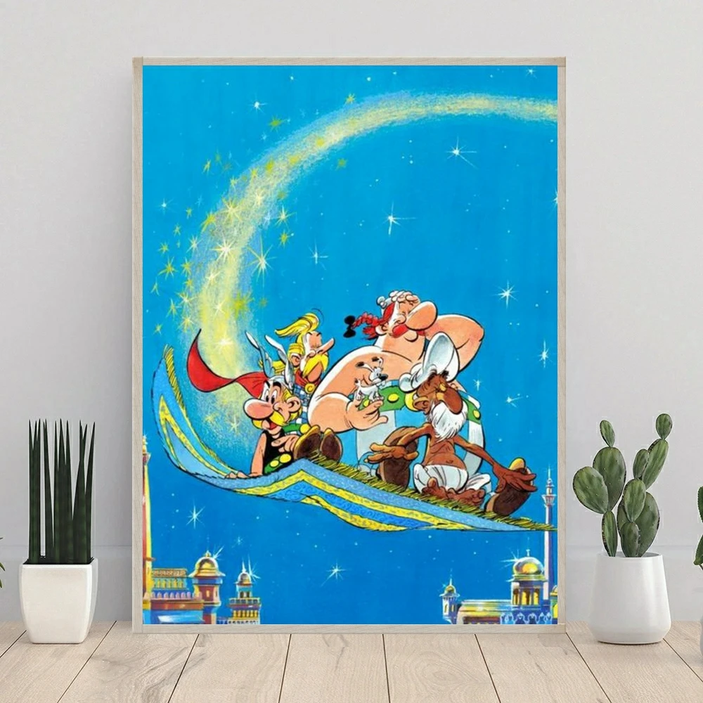 Pittura diamante Asterix francia Classic Comic trapano completo punto croce Anime mosaico ricamo decorazioni per la casa per la camera dei bambini