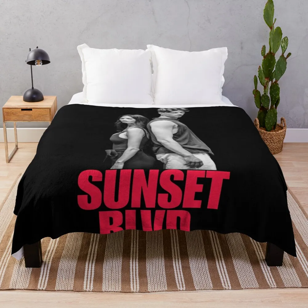 

Sunset Blvd. with Nicole Scherzinger and Tom Francis Throw Blanket Luxury Thicken Luxury for sofa Retros Blankets