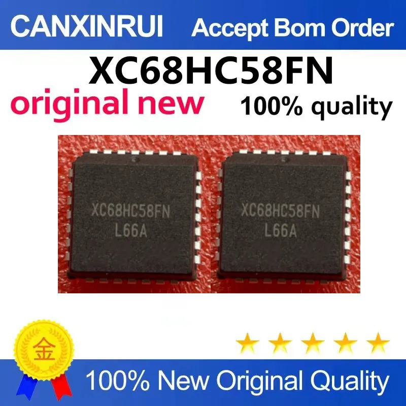 (5-100piezas)XC68HC58FN L66A; Authentic Seller; Brand New; Common Fragile Chips for Automotive Computers; Direct Purchase