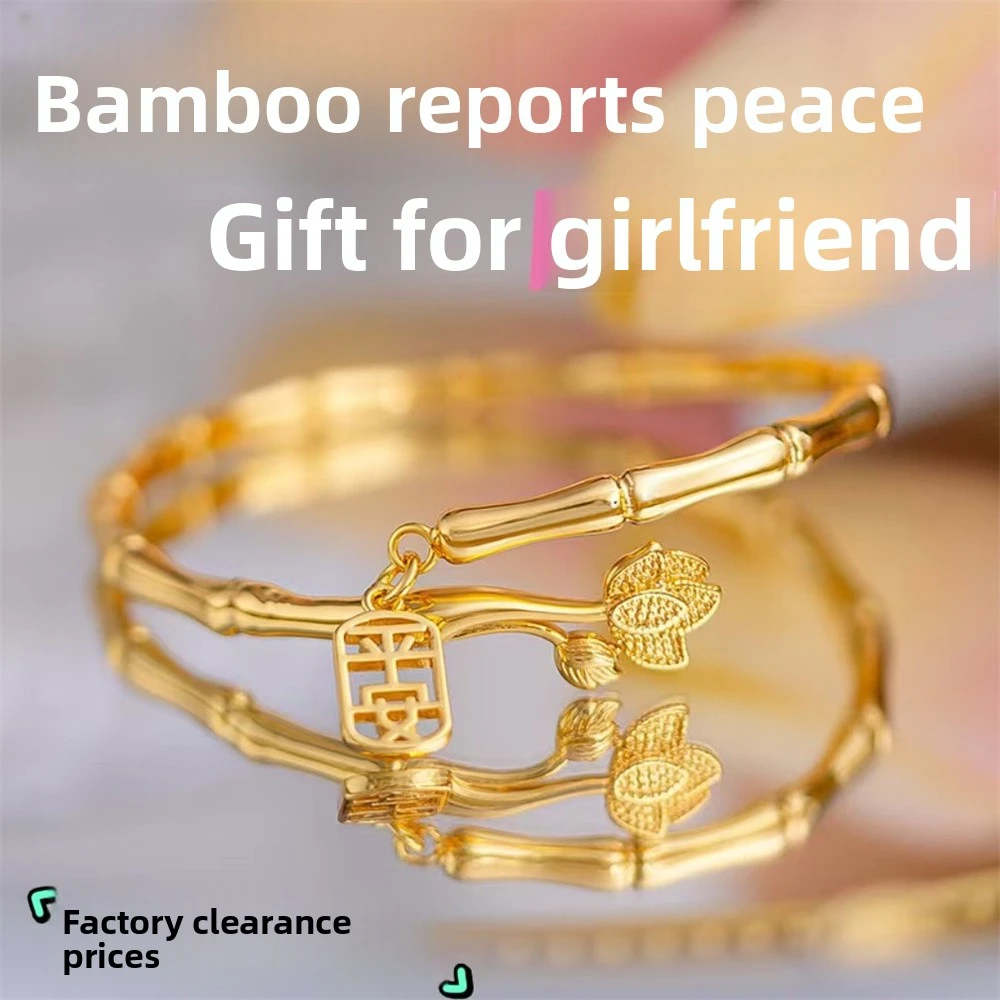 au999-24k-solid-gold-ethnic-style-bamboo-lotus-peace-pendant-adjustable-bangle-women-wedding-jewelry-gift-for-her-mom