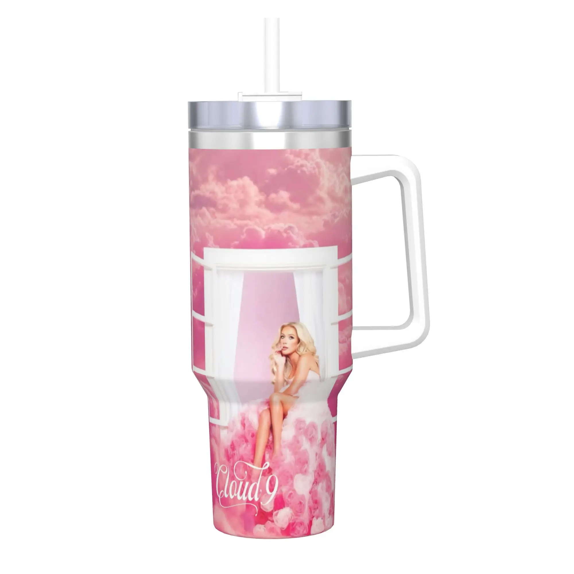 Megan Moroney Singer  40oz Tumbler Stainless Steel Double Wall Vacuum Insulated  Mug Cups With Straw