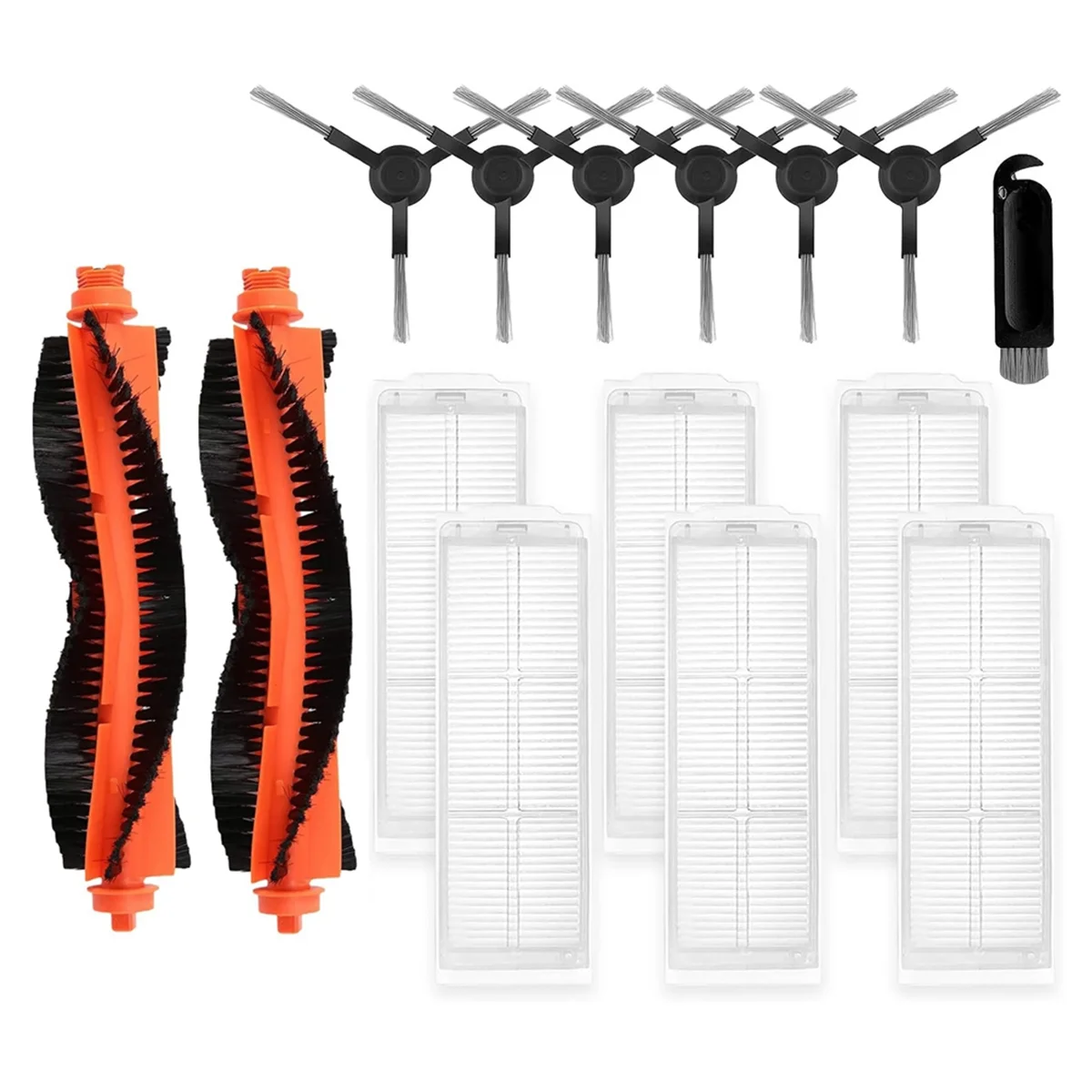 Запчасти для пылесоса для робота-пылесоса WVCR200S, аксессуары, основная боковая щетка, комплект запасных частей для фильтра Hepa