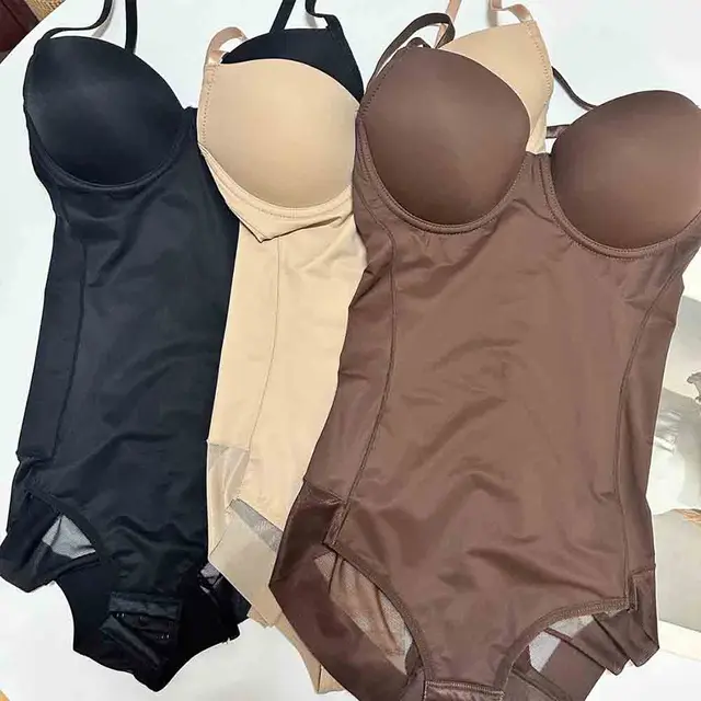 Women Shapewear Bodysuit Tight Slimming body Shaper Bodysuit with Bras