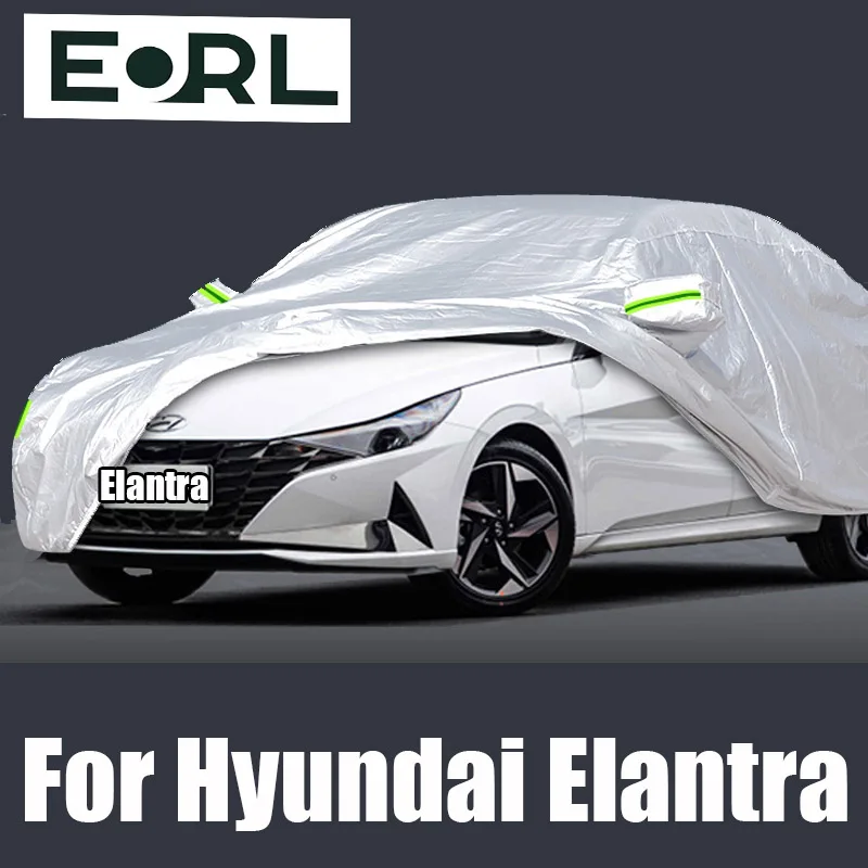 

Full Car Covers Outdoor Sun Anti UV Rain Snow Dust Protection Oxford cloth Cover For HYUNDAI Elantra 2010 to 2021 Accessories