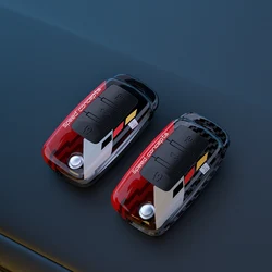 Graffiti Car Remote Key Case Full Cover Holder For Volkswagen VW POLO Tiguan Passat B5 B6 B7 Golf EOS Scirocco Jetta MK6 Octavia