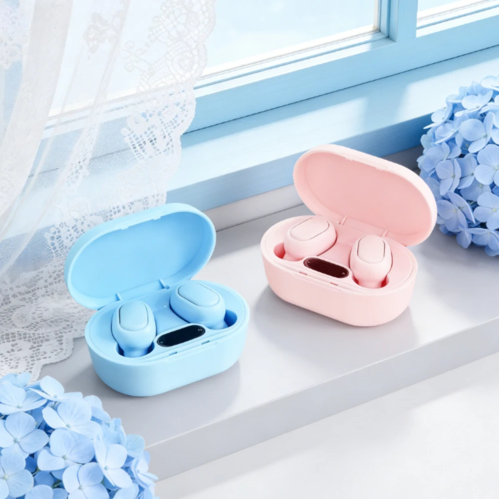 Auriculares Bluetooth E7S TWS con Micrófono, Auriculares Inalámbricos con Sonido Estéreo 9D de Alta Fidelidad