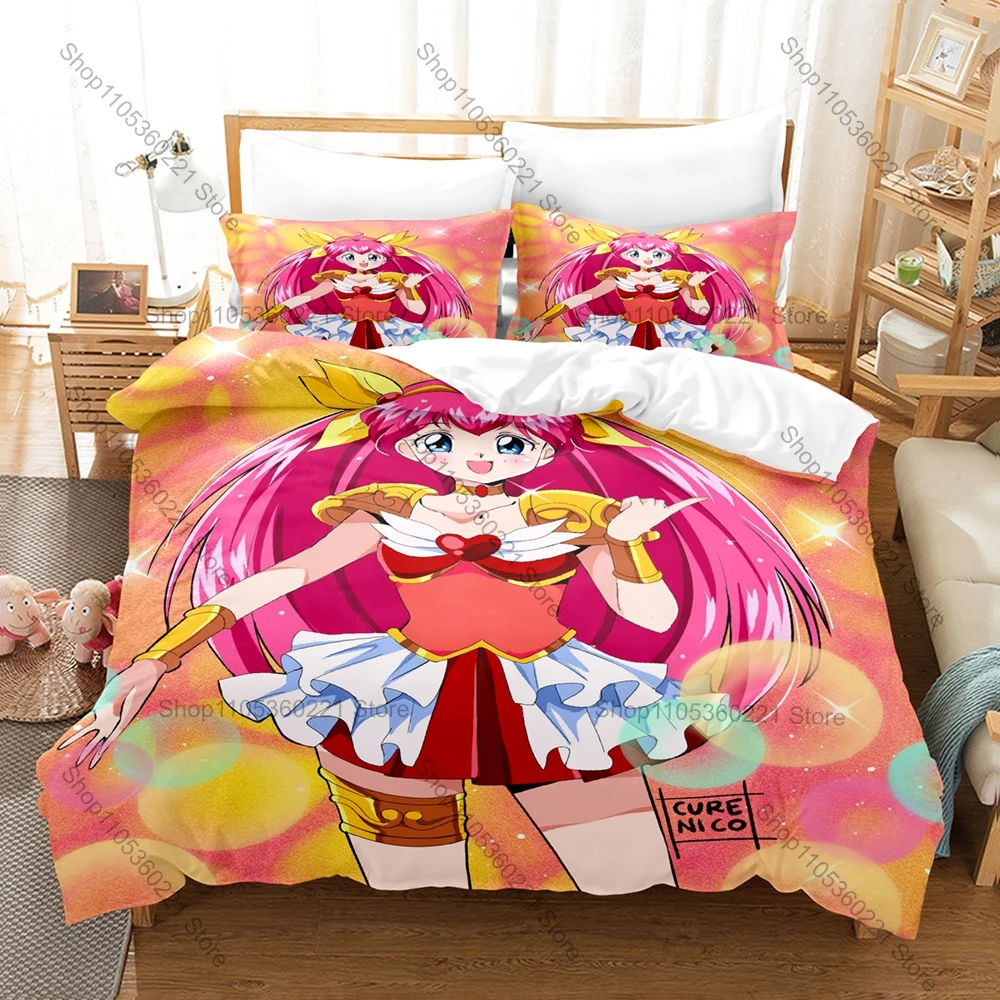 Wedding Peach 3 In 1 Bedding Set Breathable Microfiber Bed Sheet Duvet Cover Pillowcase Stylish Home Bedding Bedroom Decoration