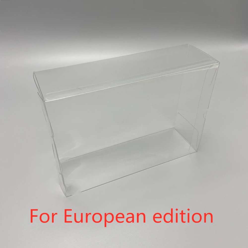 PET Box Protector For COVER PLATES New Nintendo 3DS Console Transparent Collect Boxes Clear Display Case For EUR