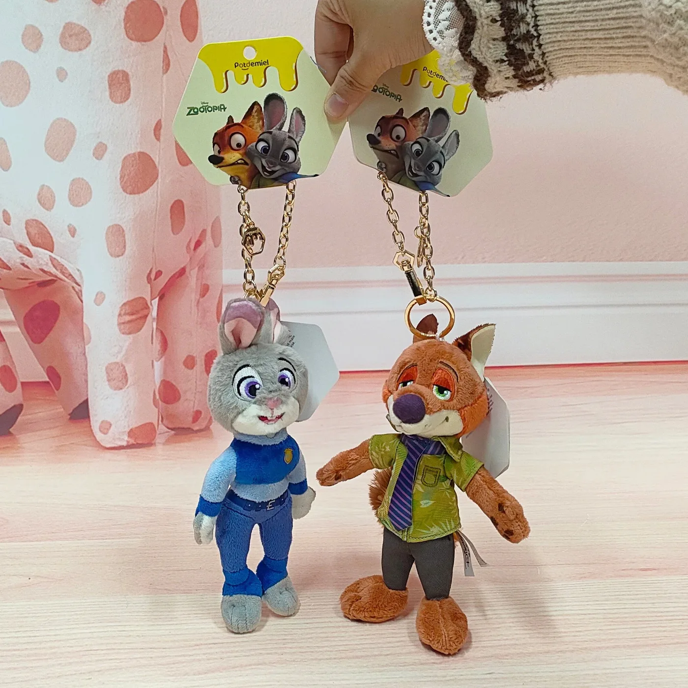 

Zootopia Nick Judy Series плюшевая кукла рюкзак кулон аниме фигурка модель настольный орнамент брелок модная игрушка плюшевая кукла подарок