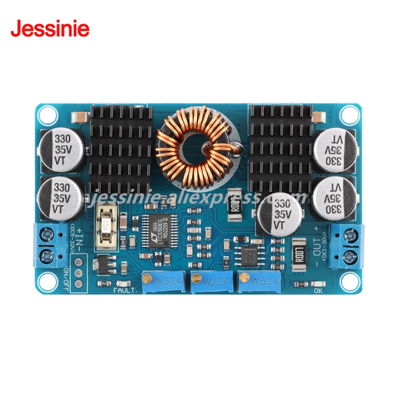 LTC3780 DC-DC Automatic Step Up Down Regulator Boost Buck Board 5-32V To 1V-30V 10A Charging Power Supply Module