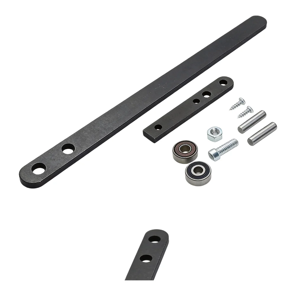 Manual Rod Bender Tool with 340 Millimeter Handle for Precise Bending of Steel Aluminum and Copper Rods in Workshop Use