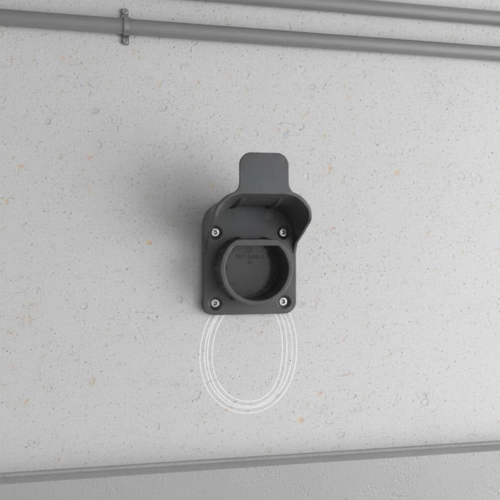 

7 Contact Charging Socket Holder General & basic/T 20234.2 Electric Vehicle Plug Holder Charging Connector Cradle Integrated