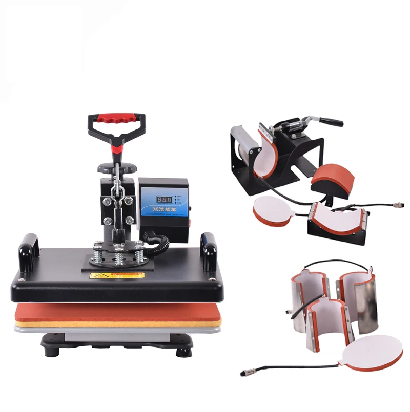 8 In 1 Sublimation Iron Multifunctional Use Machinery For Small Business Mug Tshirt Heat Press Machine