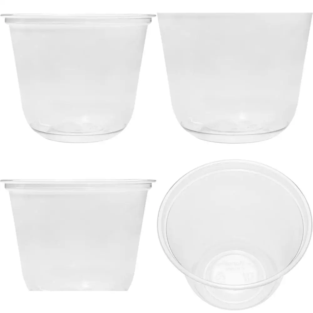 

12oz clear pet u-shaped cup, 98mm base - pack of 1000
